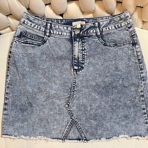 Gianni Bini Blue Denim Mini Skirt